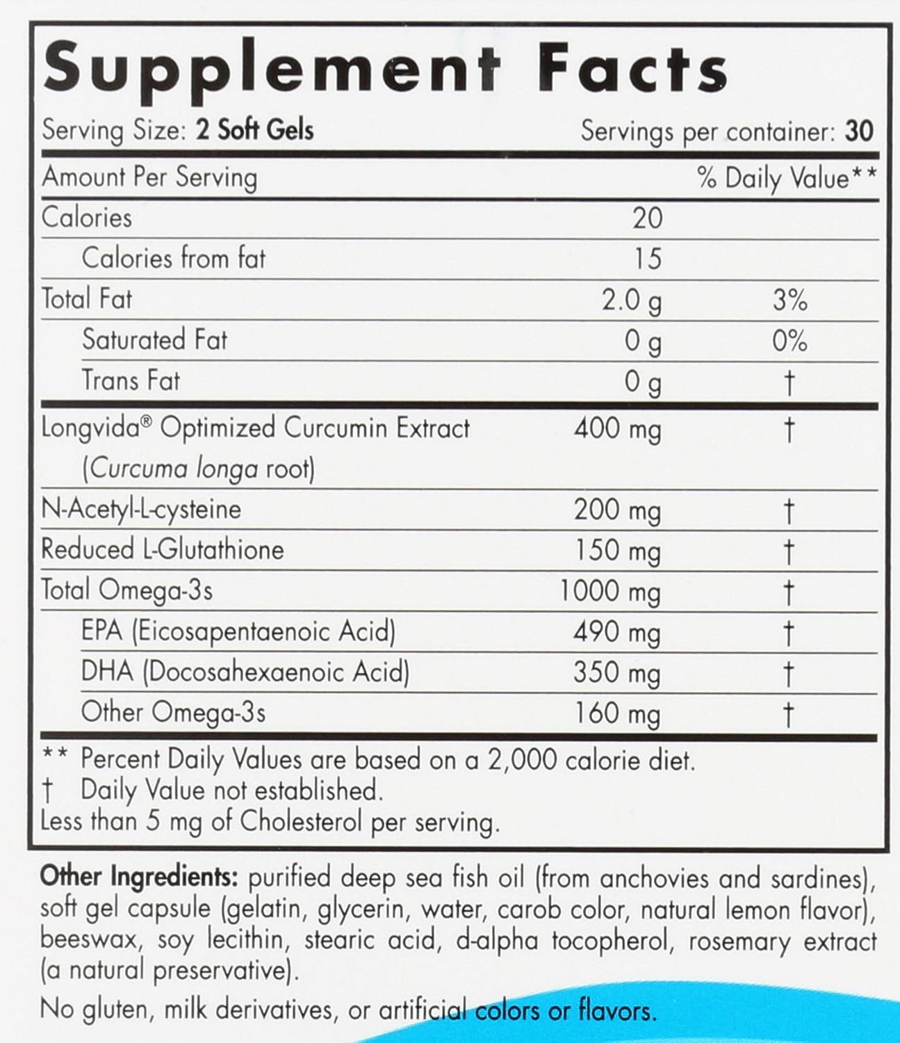 Nordic Naturals Omega Curcumin, Lemon - 60 Soft Gels - 1000 mg Omega-3 + 400 mg Optimized Curcumin - Combats Cellular Stress - Contains L-Glutathione & NAC - Non-GMO - 30 Servings: Health & Personal Care