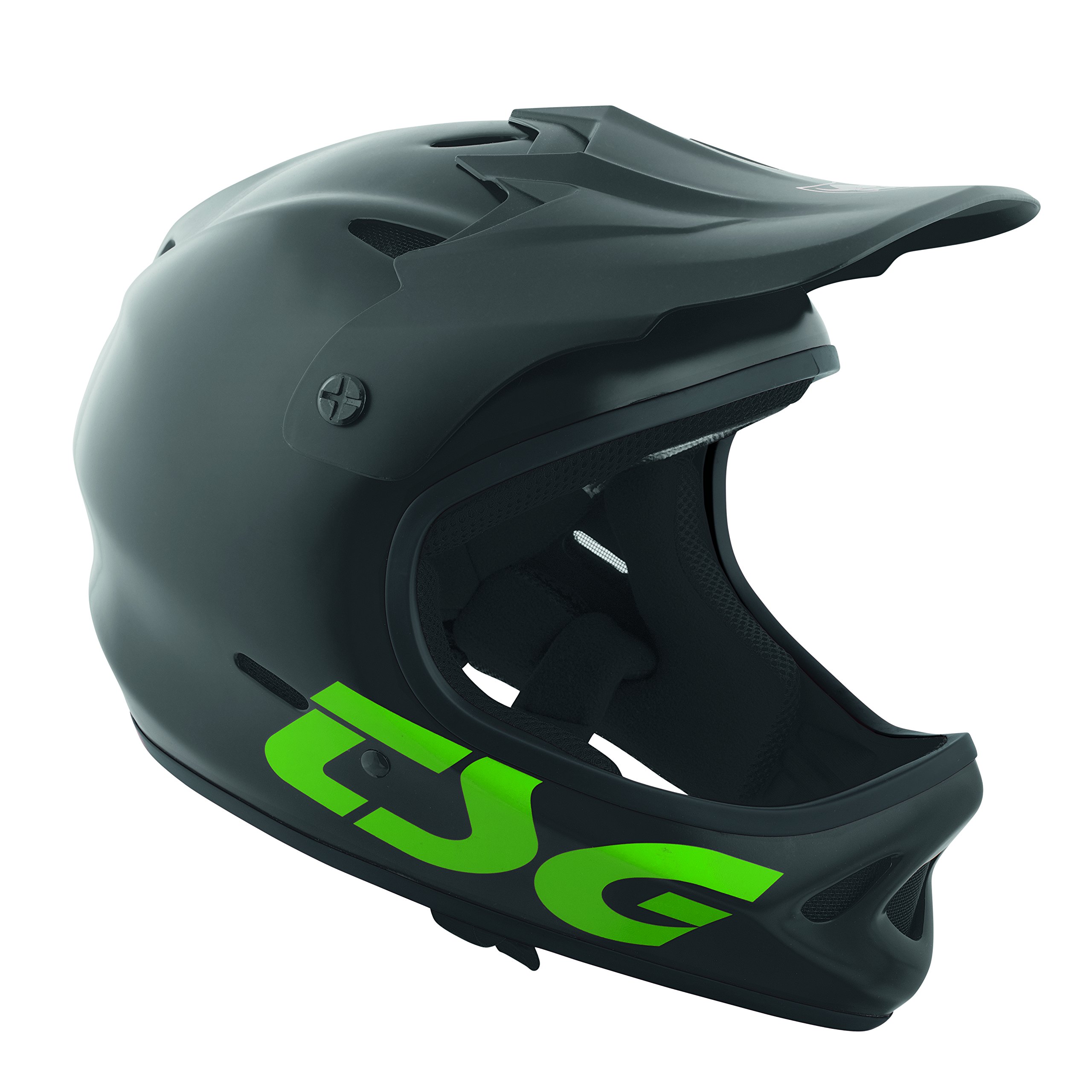 TSG 750829-50-464 Unisex Adult Helmet, Black/Green