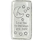 Basic Spirit Love to Moon Pewter Small Tray Trinket Dish Ring Holder Gift Box