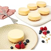 David&rsquo;s Cookies Gourmet New York Mini Cheesecake &ndash; 6 Count | Pre-Sliced Convenience; Premium Ingredients; No Preservatives; Kosher Certified; Freezes Up to 6 Months; Refrigerate 2-3 Days
