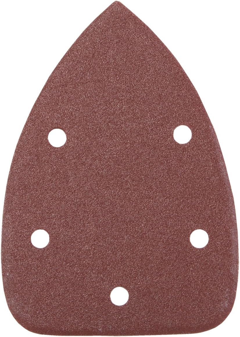 Astron Top Triangle Sander Disc Velcro Polishing Pad, 140 x 100 mm, 10 Each of 6 Grits 40/80/60/120/180/240, T0560R