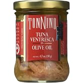 Tonnino Tuna Yellowfin (Pack of 1, Ventresca in Olive Oil)