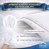 Home Solutions Premium Cotton Gloves Eczema Dry Hands Moisturising White 8 view 5