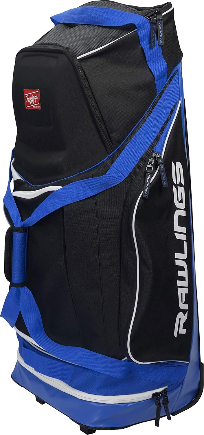 Rawlings Wheeled Baseball/Softball Equipment Bag Team Sports Accessories