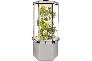 Aerospring 27-Plant Vertical Hydroponics Indoor Growing System - Patented Vertical Hydroponic Kit for Indoor Gardening - Grow Tent, LED Grow Lights & Fan - Grow Lettuce, Herbs, Veggies & Fruits