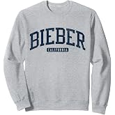 Bieber California CA College University Style Blue Sweatshirt