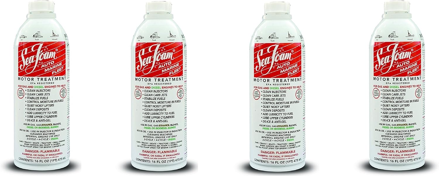 Amazon Com Seafoam High Milage Ethanol Gasoline Motor Treatment 16 Oz Pack Of 4 Home Kitchen