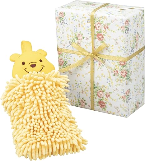 Amazon Co Jp 包装紙ラッピング済 モールタオル 約36 13 4cm ディズニー プーさん 包装紙ローズ ホーム キッチン