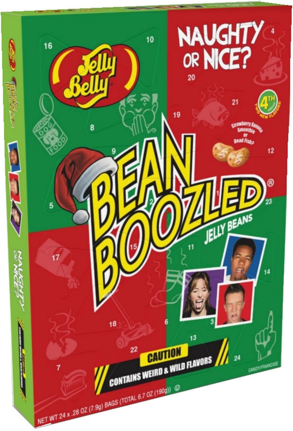 Jelly Belly Bean Boozled Advent Calendar 6 7 Oz Amazon Co Uk Grocery