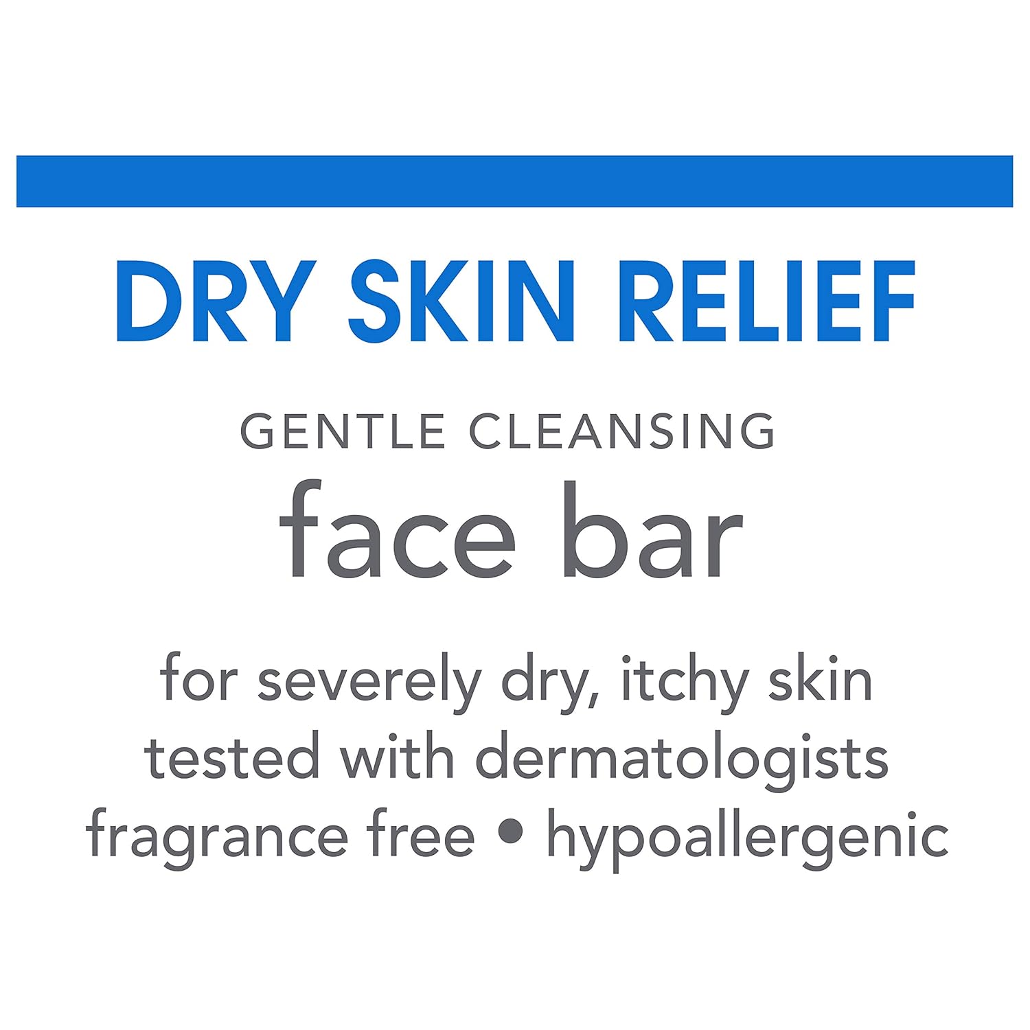 Dove DermaSeries Fragrance-Free Facial Cleansing Bar, for Dry Skin, 3.52 oz, 6 Bar: Beauty