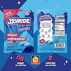 JOYRIDE Blue Raspberry Sour Strips - 3.5 oz 6-Pack