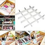 Divisori Per Cassetti Regolabili - 16 Pezzi Organizer Per Biancheria, Calze E Gioielli - Foto 9