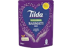 Tilda Steamed Basmati Brown Rice 250 g (Pack of 6)