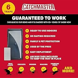 Catchmaster Rat & Mouse Glue Traps with Sticky