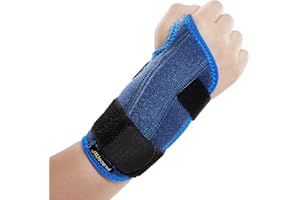 BraceUP Stabilized Kids Wrist Brace- Youth Wrist Support, Kids Wrist Splint, Child Wrist Brace for Daily Use, Boys and Girls height 3’3” to 4’11”, size 3-12 (Right Hand)
