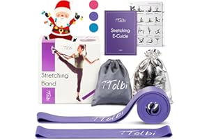 TTOLBI Premium Stretch Bands for Dancers – Improve Stretching & Flexibility with Ballet Stretching Band, Perfect Dance Equipment for Splits & Strength – Ideal Gifts for Dancers & Ballet Training