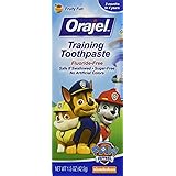 Toddler Training Toothpaste Tooty Fruity Flavor Pack of 6 Multi