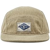 CLAPE Snapback 5 Panel Hat for Men Women Washed Cotton Flat Bill Baseball Cap Strapback Hip Hop Biker Board Cap