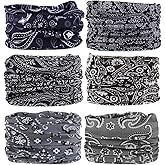 Neck Gaiter Face Cover Bandana Mask Scarf, Breathable Sun& Dust-proof for Cycling Running Fishing Hiking
