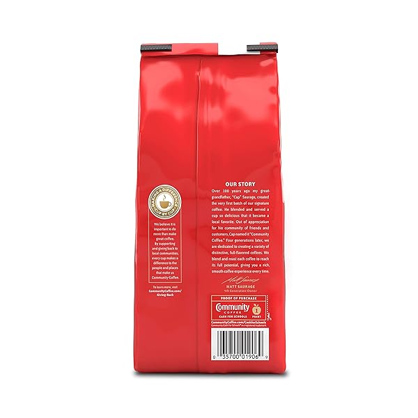 COMMUNITY COFFEE GOLDEN CARAMEL FLAVORED 12 OUNCES, MEDIUM ROAST GROUND COFFEE, 12 OUNCE BAG (PACK OF 1)