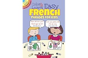 Color & Learn Easy French Phrases for Kids