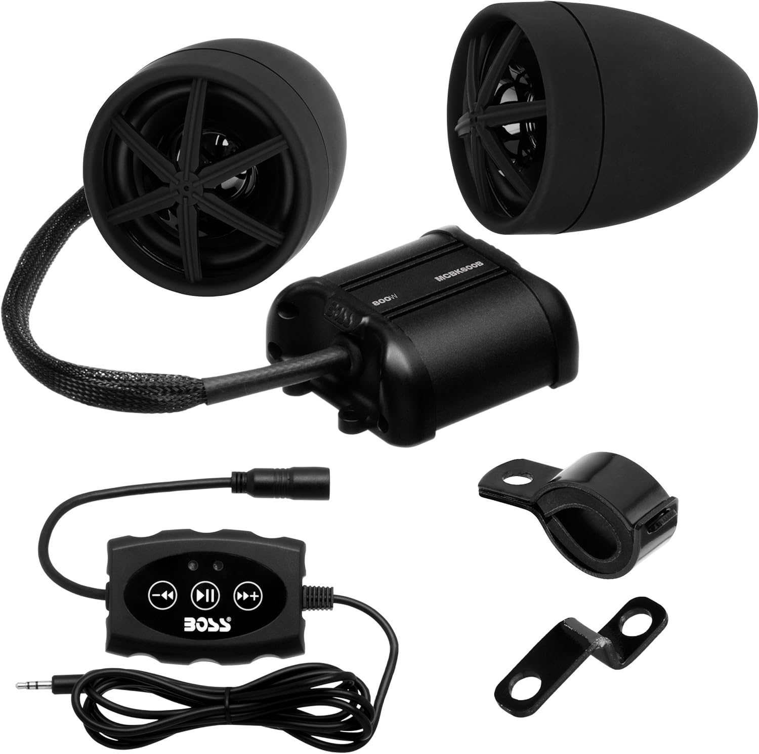 boss 800 watt motorcycle speakers