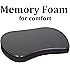 Sofia + Sam Mini Memory Foam Lap Desk Color: Black