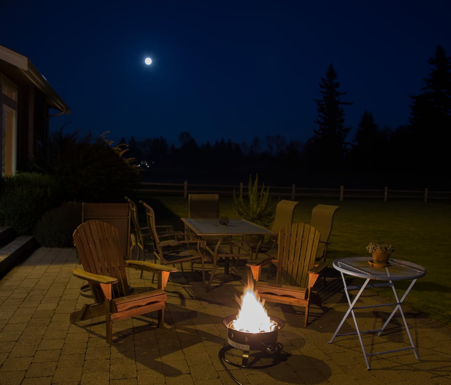 Heininger 5995 58,000 BTU Portable Propane Outdoor Fire Pit: Automotive