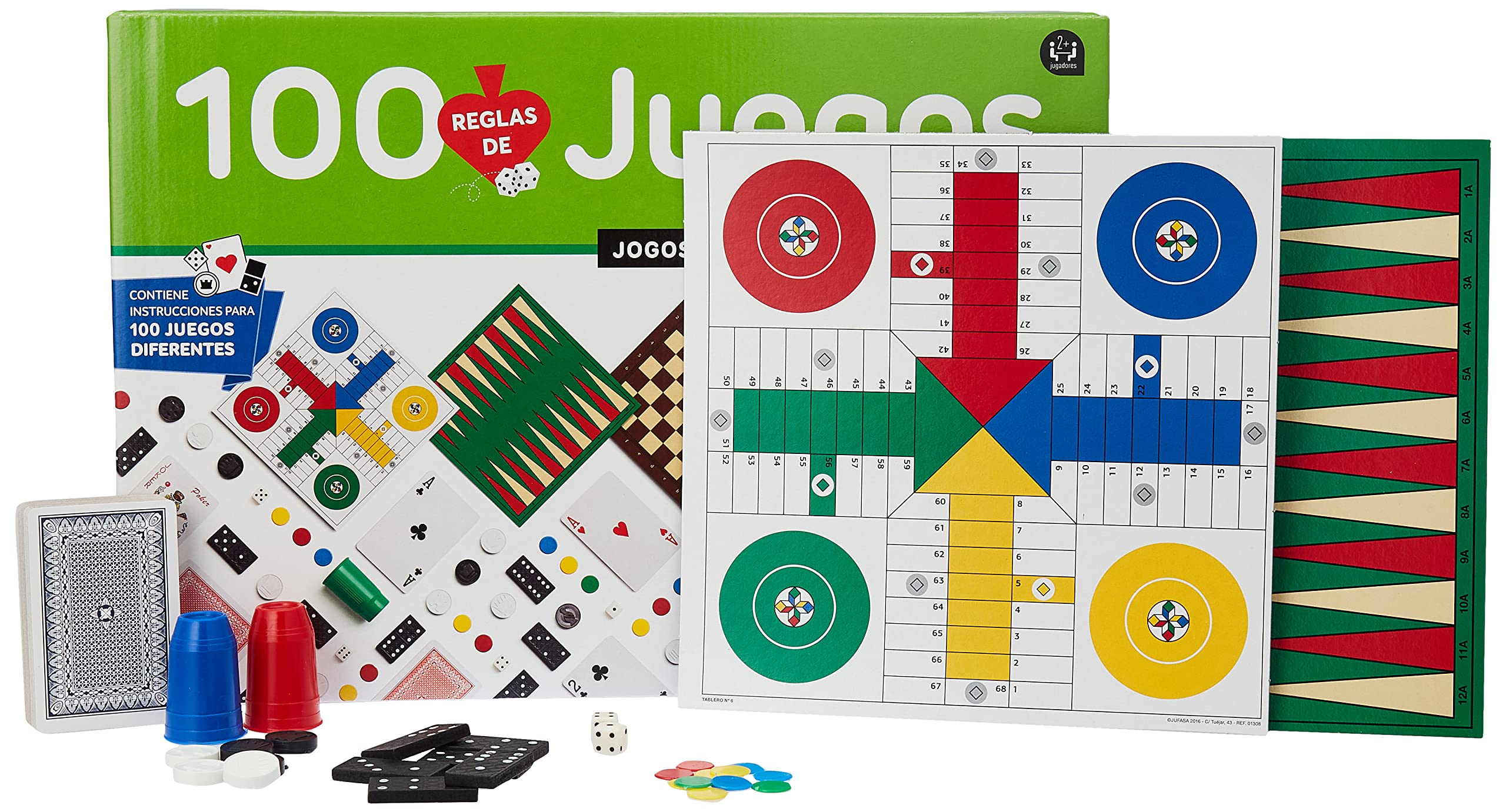 FALOMIR 100 Games, Multicolour (32-1308), Assorted Colour/Model (English language not guaranteed)