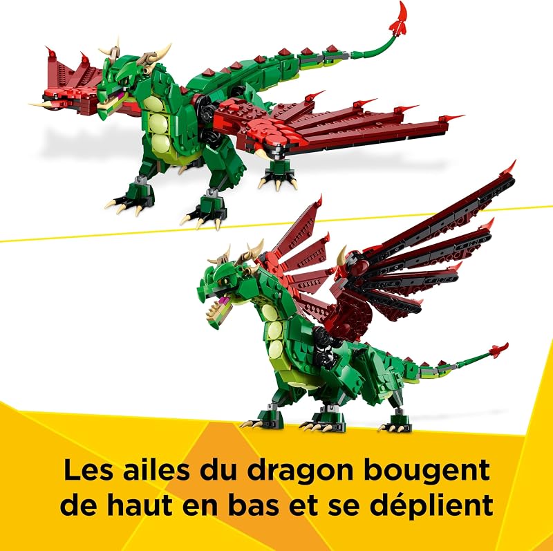 Creator 3-en-1 Le Dragon médiéval 31161