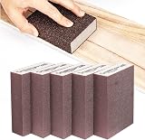 STEBRUAM 5 Pieces Sanding Sponges Coarse and Fine 240 Grits Set view 6