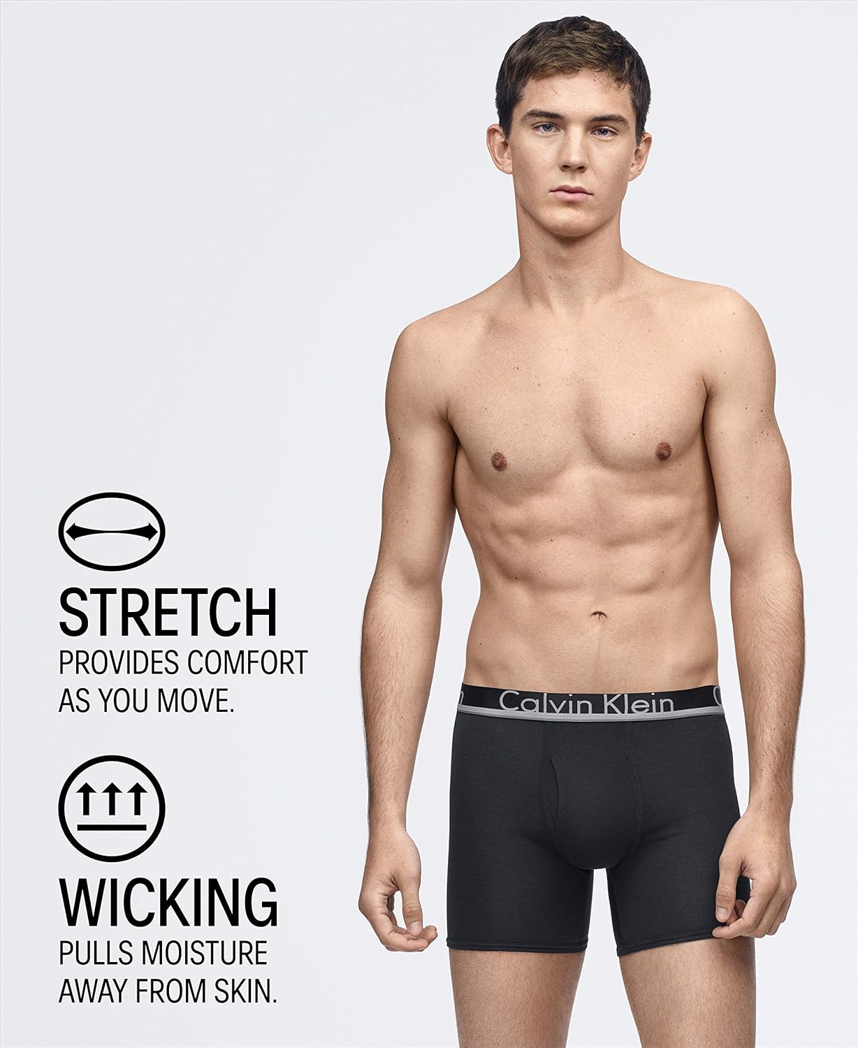 Calvin Klein Men's Comfort Micro Multipack Trunks: Clothing