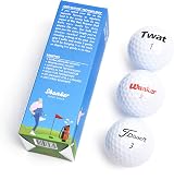 Shanker Golf Shanker Balls Rude Branded Sleeve of 3 Novelty Golf Balls view 5