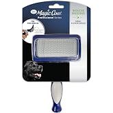Four Paws Magic Coat Professional Series Slicker Brush for Dogs, Small | Reduces shedding, fine wire bristle dog brush, captures loose hair &amp; increases shine, for small breeds