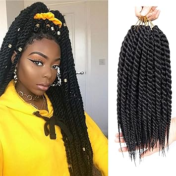 Amazon Com 6packs 18inch Havana Twist Crochet Hair Mambo Twist