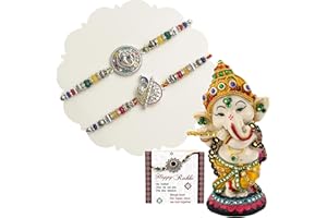 TIED RIBBONS Bhai Dooj Rakhi for Brother with Gift Set | Bhai Rakhi Set for Brother | God Idol | Mini Card | Bhai Dooj Tikka 