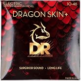 DR Strings Dragon Skin+ Quantum Nickel Coated Electric Guitar Strings - Medium .010-.046