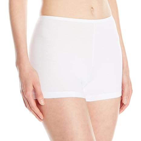 Elita The Essentials Boy Leg Brief Panty (4070) S/White