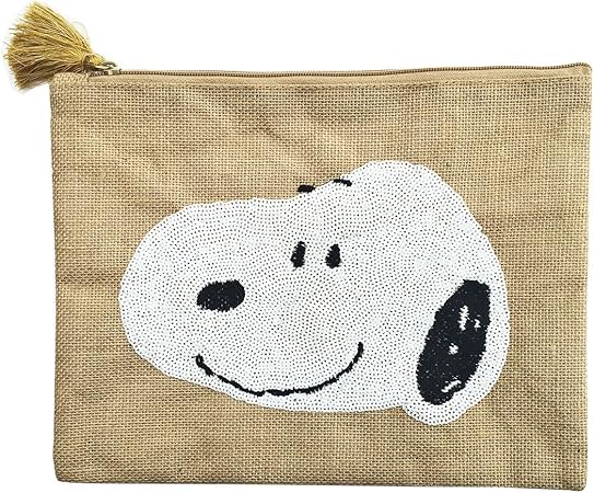 Amazon Co Jp ピーナッツ ジュートシリーズ 麻コスメポーチ スヌーピー Snap2196r おもちゃ
