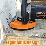 MAXXT Concrete Sander 125mm Grinder 1500W 1000-8500rpm 7 Speed Adjustable Edge view 3