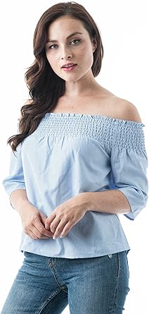 white ruffle hem top