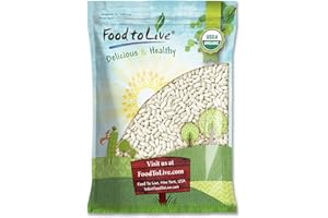 Food to Live - Organic Cannellini Beans, 15 Pounds - Non-GMO, Dried White Kidney Beans, Sproutable, Vegan, Kosher, Bulk. Pre-