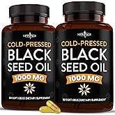 NEW AGE Black Seed Oil Softgel Capsules - Premium Cold-Pressed Nigella Sativa Producing Pure Black Cumin Seed Oil - Non-GMO & Vegetarian (120 Softgels)