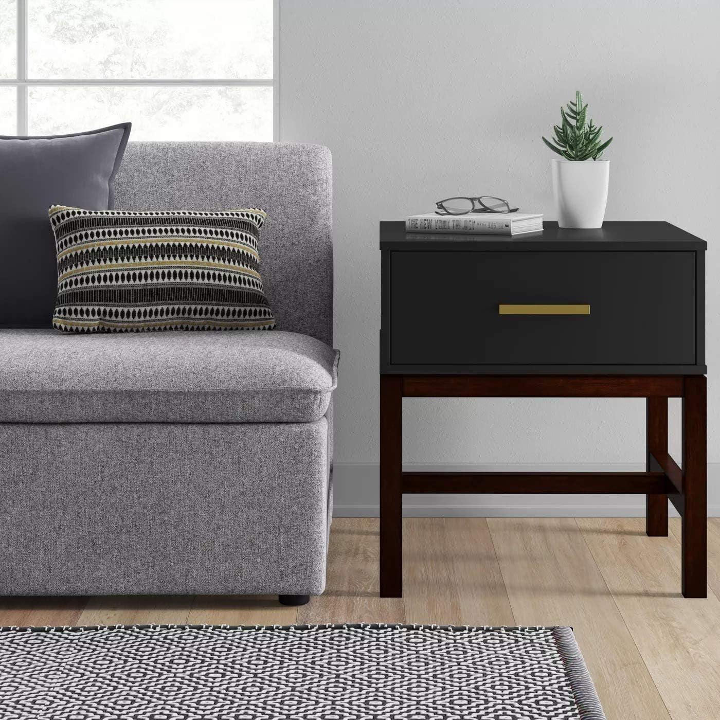 guthrie two tone nightstand