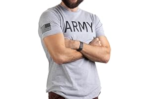 ANN ARBOR T-SHIRT CO. Army PT Style Shirt | U.S. Military Physical Traning Infantry Workout T-Shirt