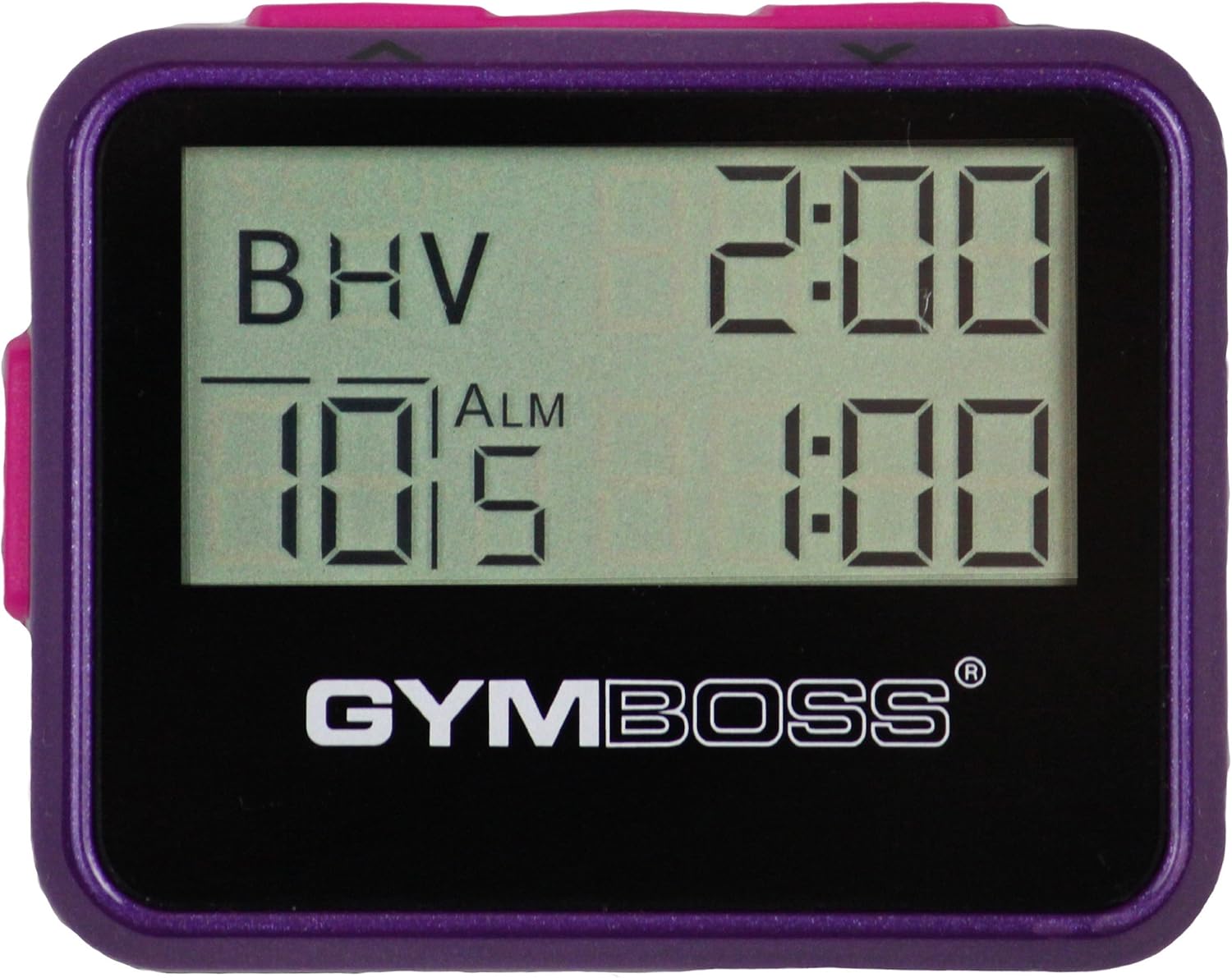 Gymboss Interval Timer and Stopwatch - VIOLET/PINK METALLIC GLOSS, Violet,pink - Image 3