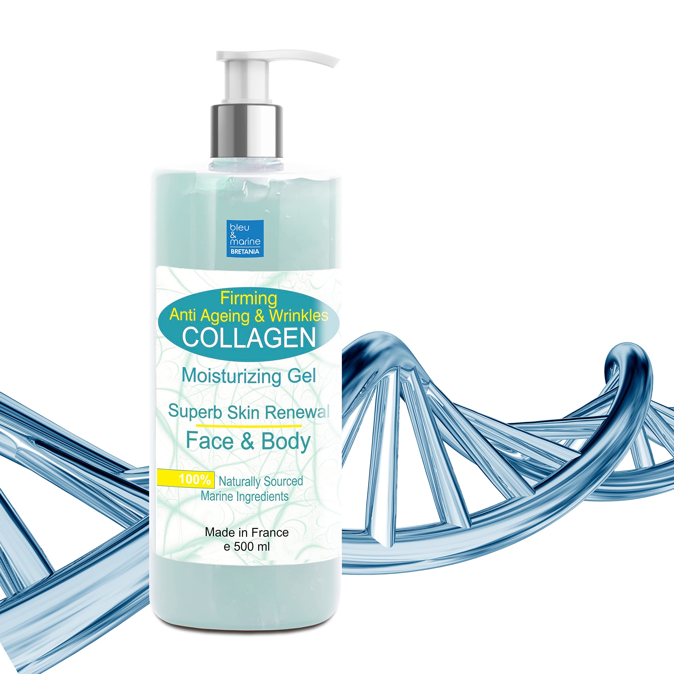 Collagen Gel - Skincare - Anti Wrinkle & Anti Aging - Rejuvenation Collagen Gel Collagen Gel for Skin Combats Fine Lines 500 ml 17.6fl oz