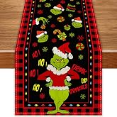 FARMNALL Christmas Table Runner Xmas Winter Holiday Decorations for Home | Packing List:1 Pc Table Runner; Size:13&times;72 Inches Long; Material:Polyester; Perfect for Dining Room Table Decor