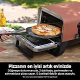 Ninja Woodfire 8-in-1 Electric Pizza Oven Rotisserie Smoker BBQ Dark Orange view 6