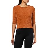 Trina Turk Womens Maliah Fuzzy Sweater